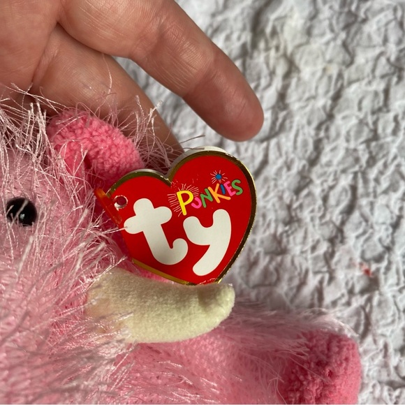 Vintage TY Punkies Pipsqueak the Elephant Beanie baby plushie Punkies Collection - Picture 4 of 8